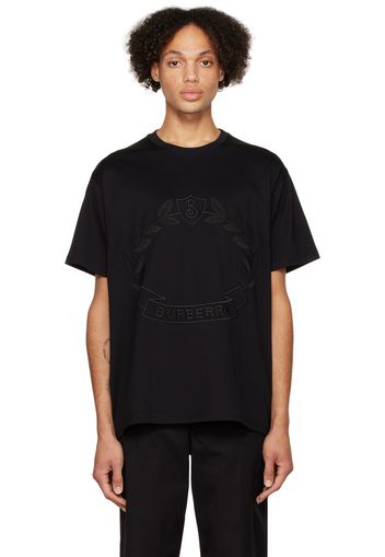 Burberry Black Oak Leaf Crest T-Shirt