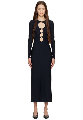 Burberry Black Cutout Maxi Dress