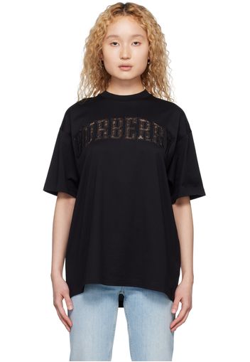 Burberry Black Oversized T-Shirt