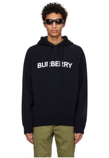 Burberry Navy Oversized Hoodie