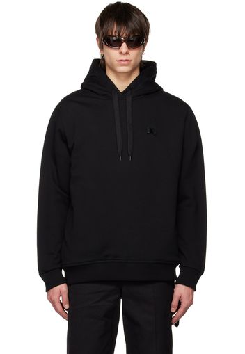 Burberry Black Crystal-Cut Hoodie