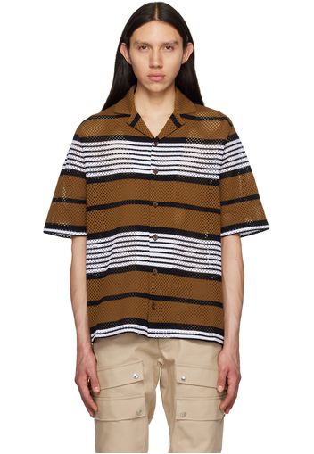 Burberry Brown Printed Shirt