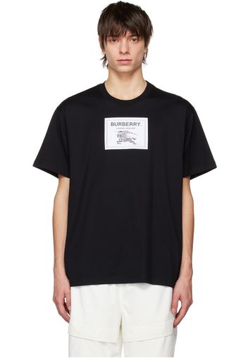 Burberry Black Patch T-Shirt