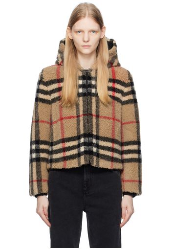 Burberry Brown Hooded Jacket