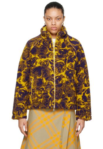 Burberry Purple & Yellow Reversible Jacket