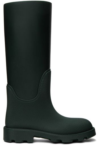 Burberry Green Rubber Marsh High Boots