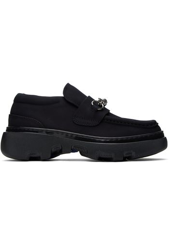 Burberry Black Creeper Clamp Loafers