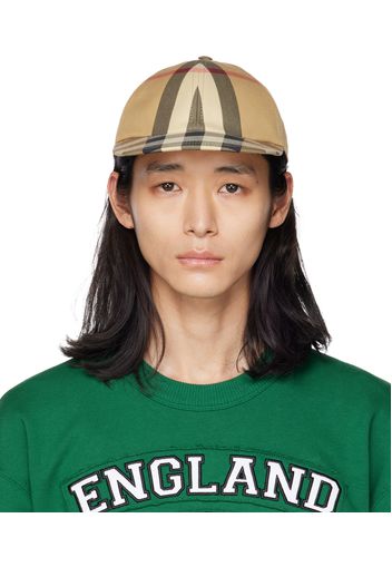 Burberry Beige Check Baseball Cap