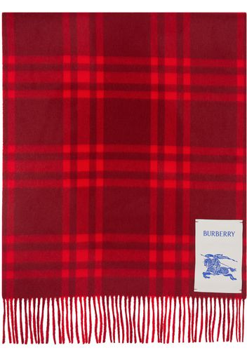 Burberry Red Check Scarf