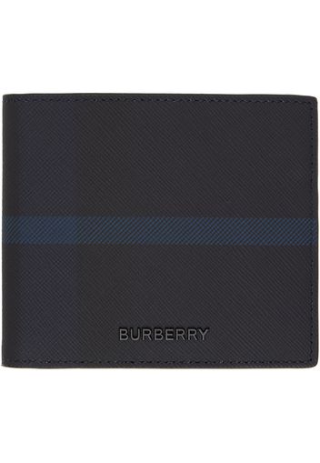 Burberry Gray Stripe Wallet