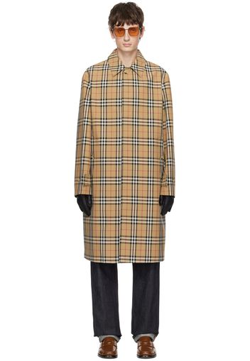 Burberry Beige Check Coat