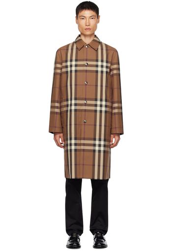 Burberry Brown Check Coat