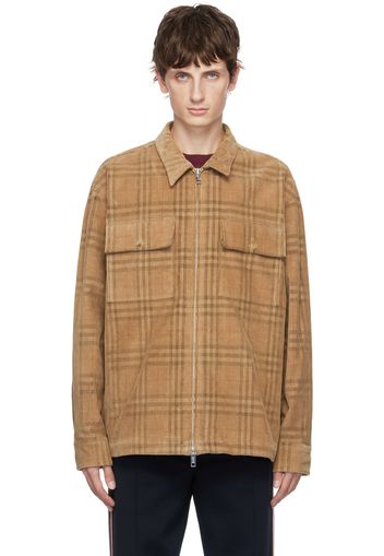 Burberry Beige Check Shirt