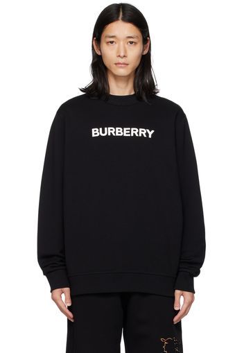 Burberry Black Printed Sweatshirt