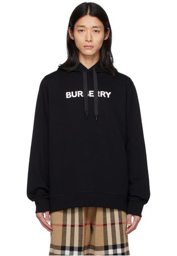 Burberry Black Printed Hoodie