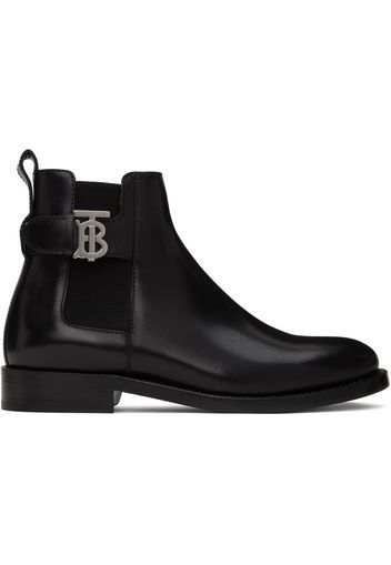 Burberry Black Motif Boots