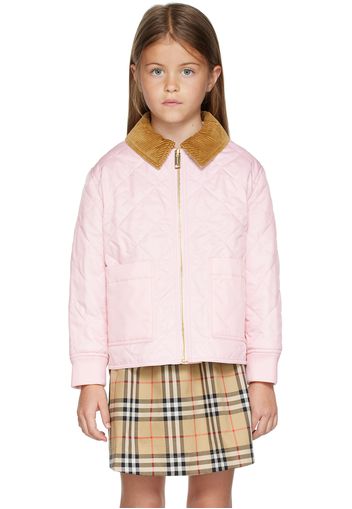 Burberry Kids Pink Otis Jacket