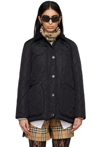 Burberry Black Quilted Jacket