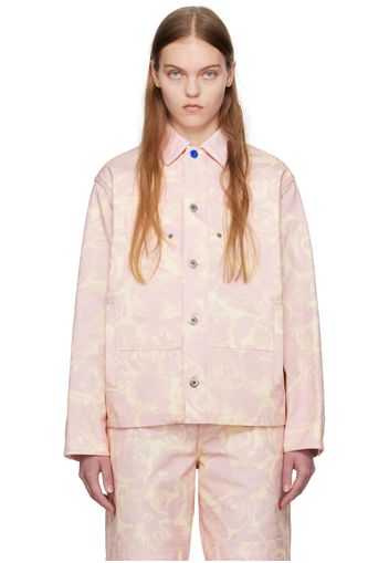 Burberry Pink Button Jacket