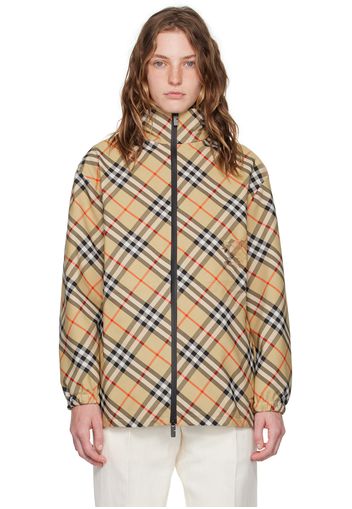 Burberry Beige Check Jacket