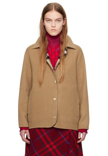 Burberry Beige Double-Faced Jacket