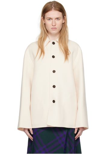 Burberry Beige Button Jacket