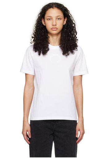 Burberry White Oak Leaf Crest T-Shirt