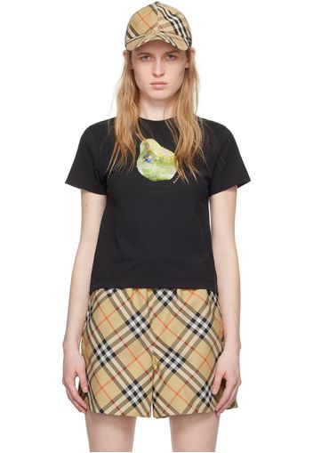 Burberry Black Crystal Pear T-Shirt