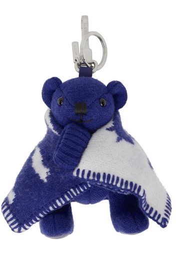 Burberry Blue Thomas Bear Keychain