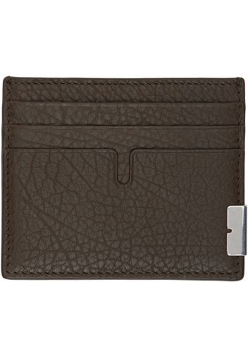 Burberry Brown Tall B Cut Card Holder