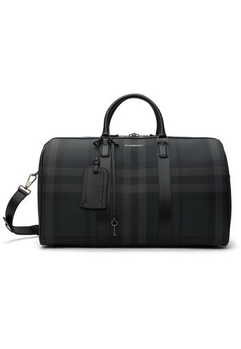 Burberry Gray Boston Duffle Bag