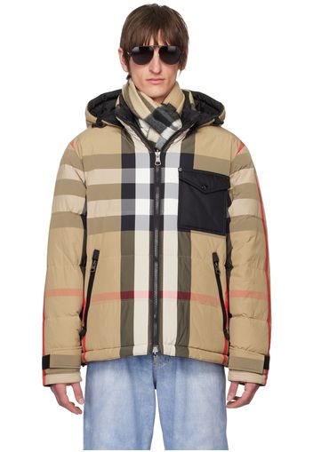 Burberry Beige Rutland Reversible Down Jacket