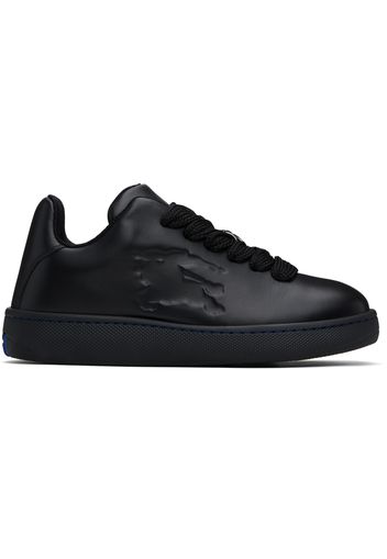 Burberry Black Leather Box Sneakers