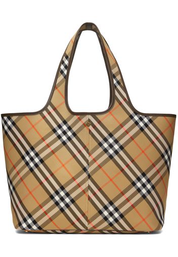 Burberry Beige Medium Check Tote