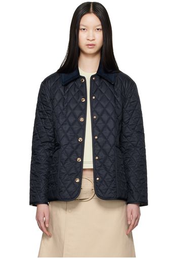 Burberry Navy Quilted Jacket