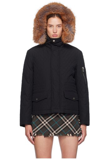 Burberry Black Quilted Jacket