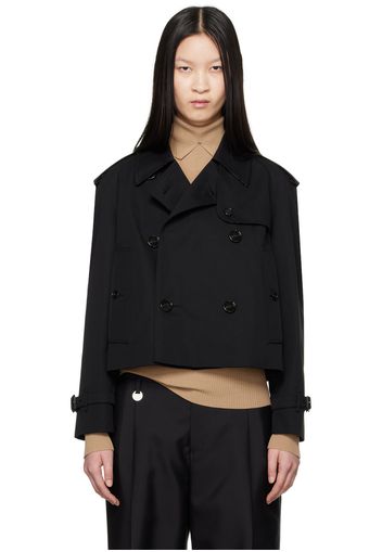 Burberry Black Cropped Jacket