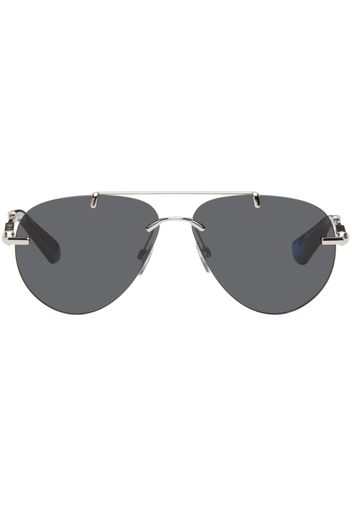 Burberry Silver Metal Sunglasses