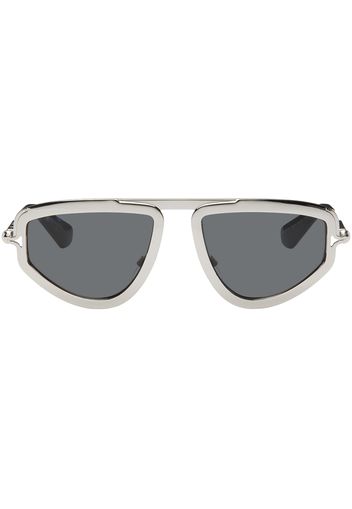 Burberry Silver Aviator Sunglasses