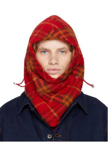 Burberry Red Check Fleece Snood