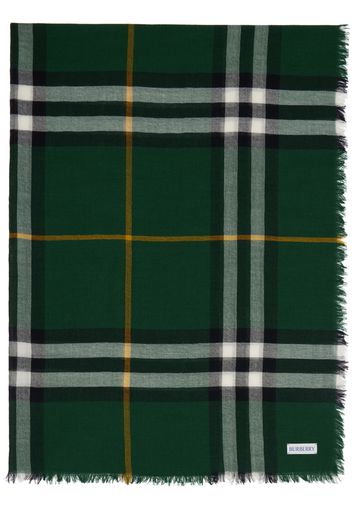 Burberry Green Check Scarf