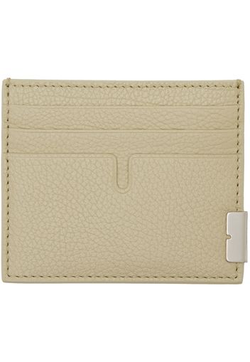 Burberry Beige Tall B Cut Card Holder