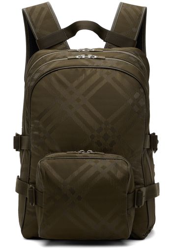 Burberry Brown Check Backpack