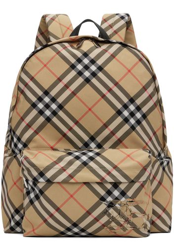 Burberry Tan Check Backpack