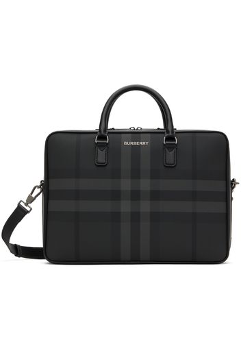 Burberry Gray Ainsworth Briefcase