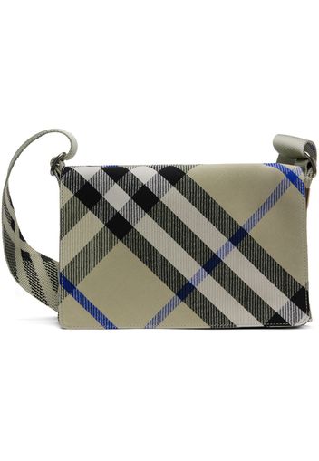 Burberry Beige Check Trench Crossbody Bag