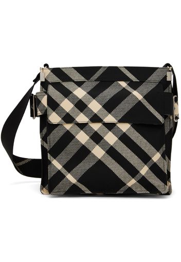 Burberry Black & Off-White Small Trench Tote