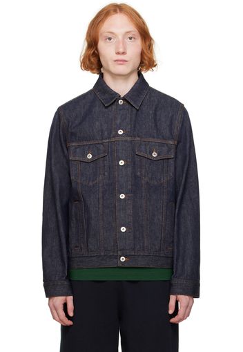 Burberry Indigo Logo Patch Denim Jacket