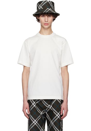 Burberry White Cotton T-Shirt