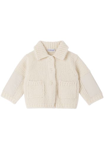 Burberry Baby White EKD Coat